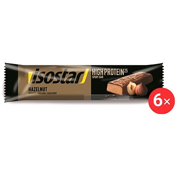 

Isostar 25 % protein bar 6 x 35g, oříšek