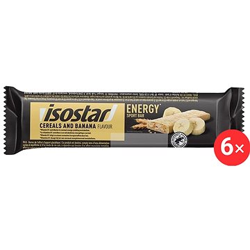 

Isostar Energy sport bar 6 x 40 g, banán
