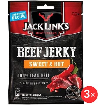 

Jack Links Beef jerky sweet & hot 3 x 25g