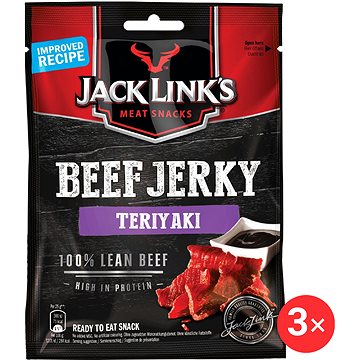 

Jack Links Beef jerky teryiaki 3 x 25g