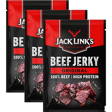 

Jack Links Beef jerky original 3 x 60 g