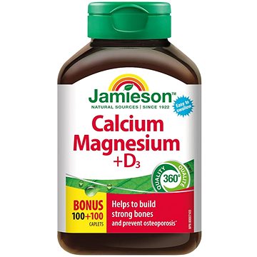 

JAMIESON Vápník Hořčík a vitamín D3 200 tablet