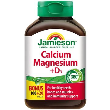 

JAMIESON Vápník hořčík s vitamínem D3 120 tablet