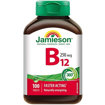

JAMIESON Vitamín B12 metylkobalamín 250 mcg 100 tablet