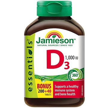 

JAMIESON Vitamín D3 1000 IU 240 tablet