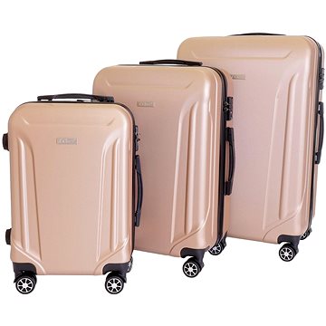 

Sada 3 kufrů T-class 796, M, L, XL, ABS, TSA zámek (champagne)
