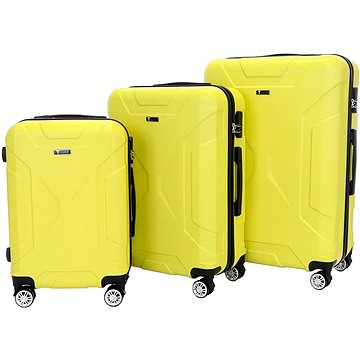 

T-class® Sada 3 kufrů VT21121, žlutá