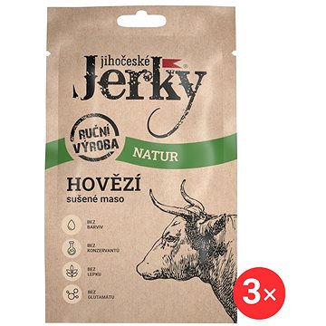 

Jihočeské Jerky Hovězí natur 3 x 20 g