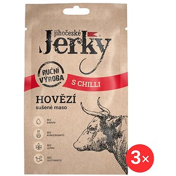

Jihočeské Jerky Hovězí s chilli 3 x 20 g