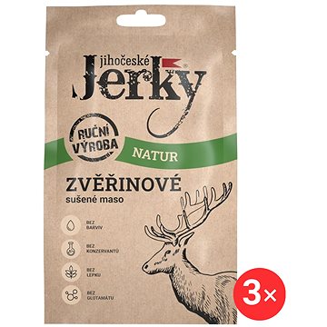 

Jihočeské Jerky Zvěřinové natur 3 x 20 g
