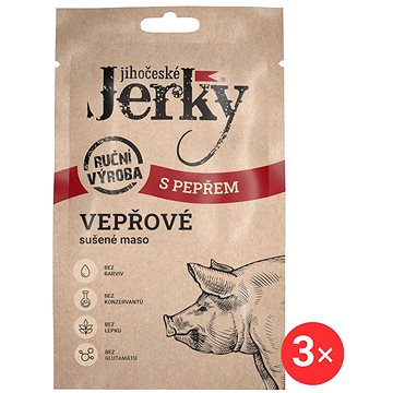 

Jihočeské Jerky Vepřové s pepřem 3 x 20 g