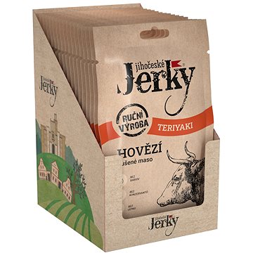 

Jihočeské Jerky Hovězí teriyaki 400 g (20 x 20 g)