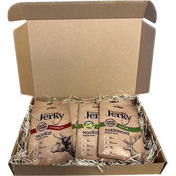 

Jihočeské Jerky Dárkovení balení HIT (8 x 20g)