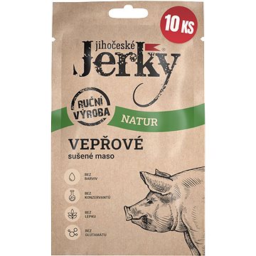 

Jihočeské Jerky Vepřové natur 200 g (10 × 20 g)