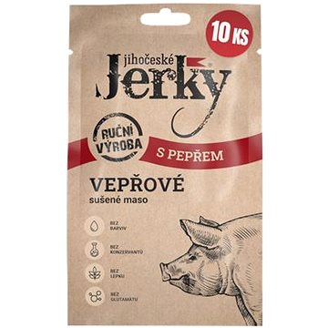 

Jihočeské Jerky Vepřové s pepřem 200 g (10 × 20 g)