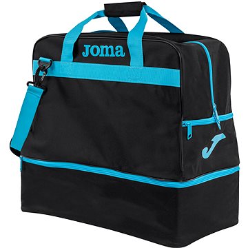Joma Trainning III black-fluor turquoise - L - Sportovní taška