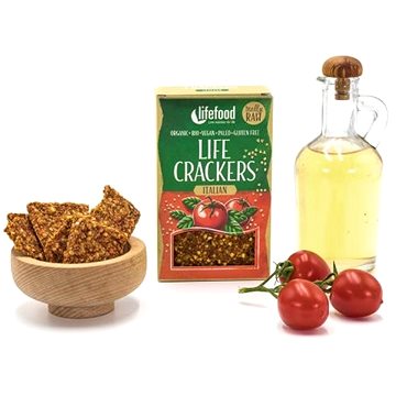

LIFEFOOD LIFE CRACKERS Italské RAW BIO