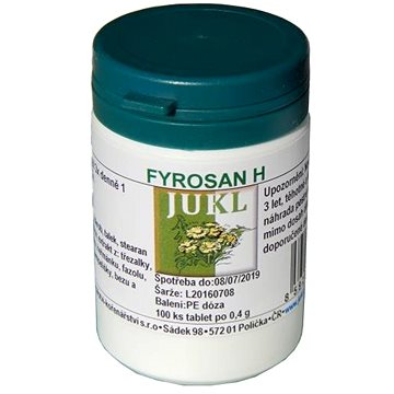 

Jukl - Fyrosan H 100 tab.