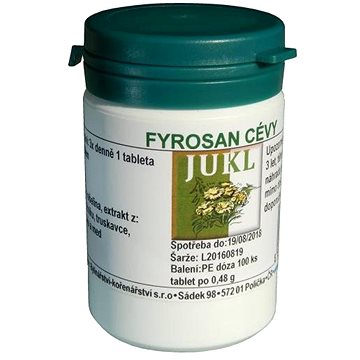 

Jukl - Fyrosan Cévy 100 tab.