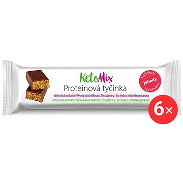 

KetoMix s příchutí jahody 6 x 40 g