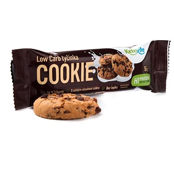 KetoLife Low Carb tyčinka - Cookie - Trvanlivé jídlo