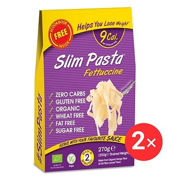 

SlimPasta Konjakové fettuccine BIO v nálevu 2 x 270 g