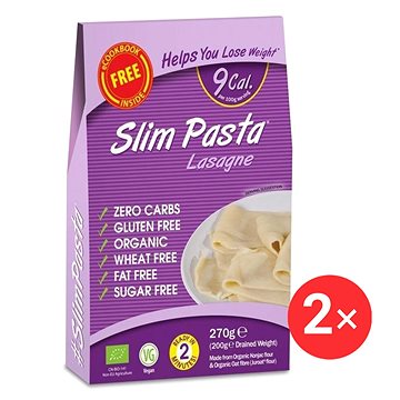 

SlimPasta Konjakové lasagne BIO v nálevu 2 x 270 g