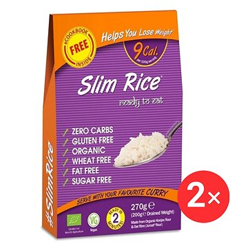 

SlimPasta Konjaková rýže BIO v nálevu 2 x 270 g