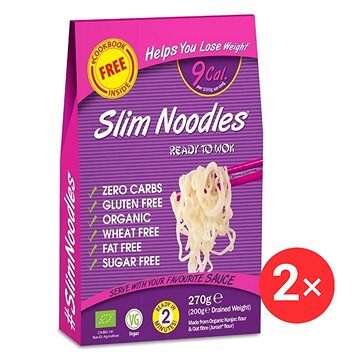 

SlimPasta Konjaková nudle BIO v nálevu 2 x 270 g