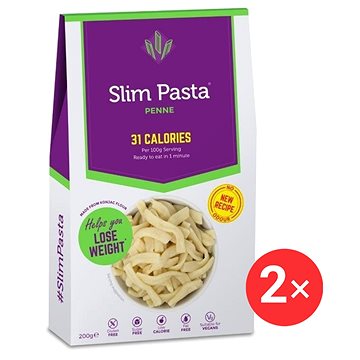 

SlimPasta Konjakové penne bez nálevu 2 x 200 g