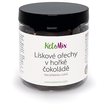 

KetoMix Lískové ořechy v hořké čokoládě 160 g
