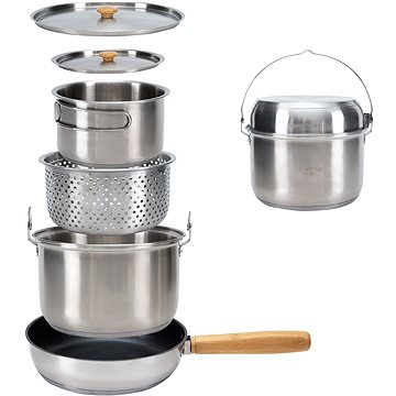 

KingCamp Stainless Steel Cookware Set