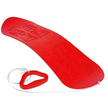 

Plastkon Kluzka - dětský Snowboard/Skyboard červená