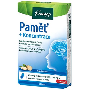 

KNEIPP Paměť a koncentrace 30 tob.