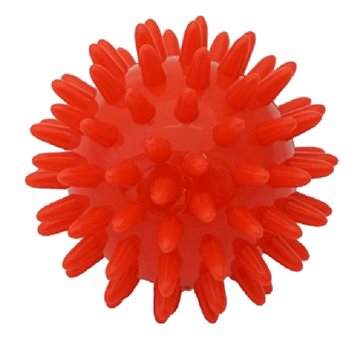 Kine-MAX Pro-Hedgehog Massage Ball - červený - Masážní míč