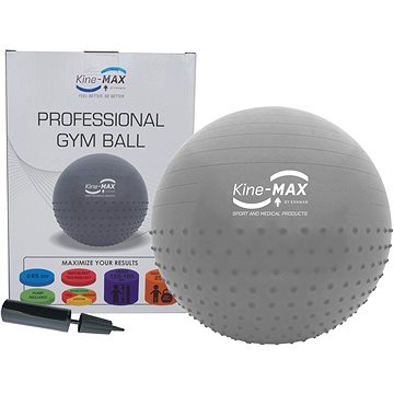 

Kine-MAX Professional GYM Ball - stříbrný