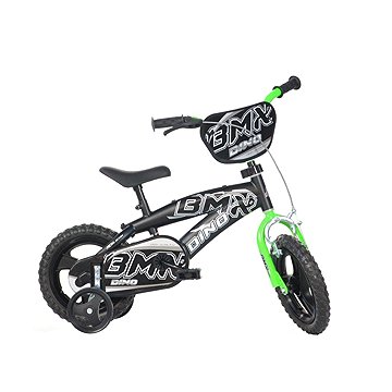 Dino bikes BMX 125XL černo-zelené 12