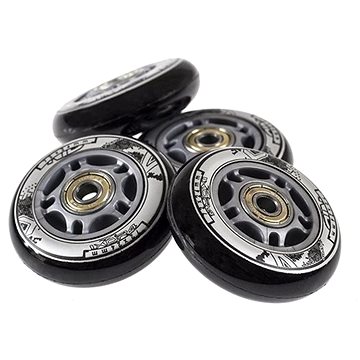 

NILS EXTREME Sestava černých PU koleček 64 × 24 + ložiska ABEC9
