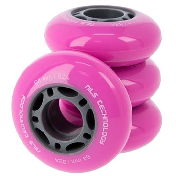 

NILS EXTREME PU Kolečka 64 × 24 mm, růžové, 4 ks