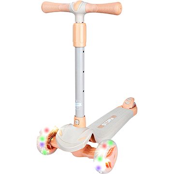 

Story Mini Friends s LED kolečky scooter, bílá