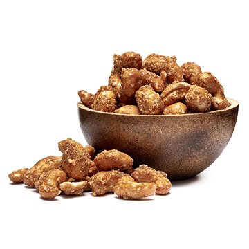 

GRIZLY Kešu oříšky ve slaném karamelu s medem 500 g