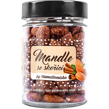 

GRIZLY Skořicové mandle by Mamadomisha 180 g