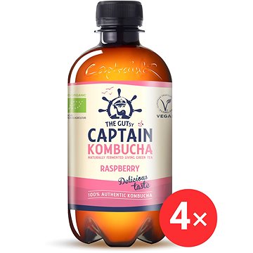 

Captain Kombucha Malina 4 x 400 ml