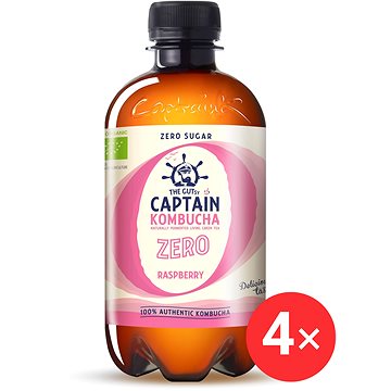 

Captain Kombucha ZERO Malina 4 x 400 ml