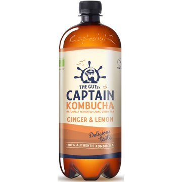 

Captain Kombucha Zázvor, citron 1000 ml