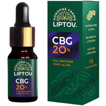 

Konopná farma Liptov - CBG olej 20 % full spectrum