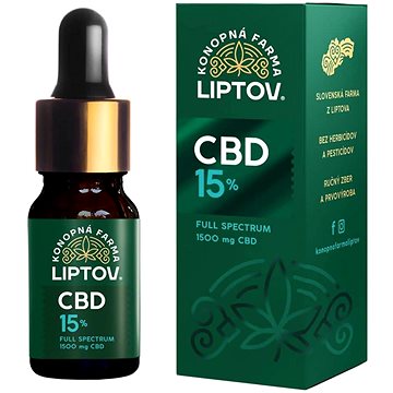 

Konopná farma Liptov - CBD olej 15 % full spectrum