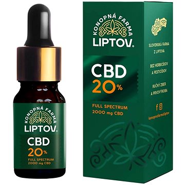 

Konopná farma Liptov - CBD olej 20 % full spectrum