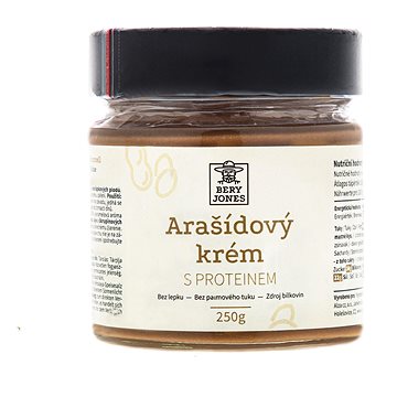 

Bery Jones Arašídový krém s proteinem 250g