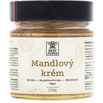 

Bery Jones Mandlový krém 250g